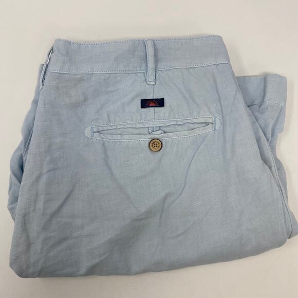 Faherty Mens Sz33 Light Blue Cotton‎ Shorts - Picture 1 of 7